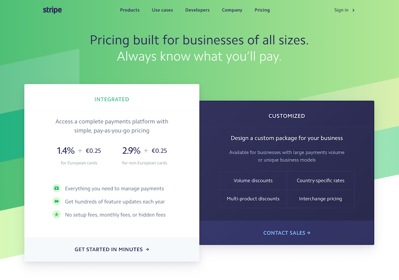 Stripe’s Pricing