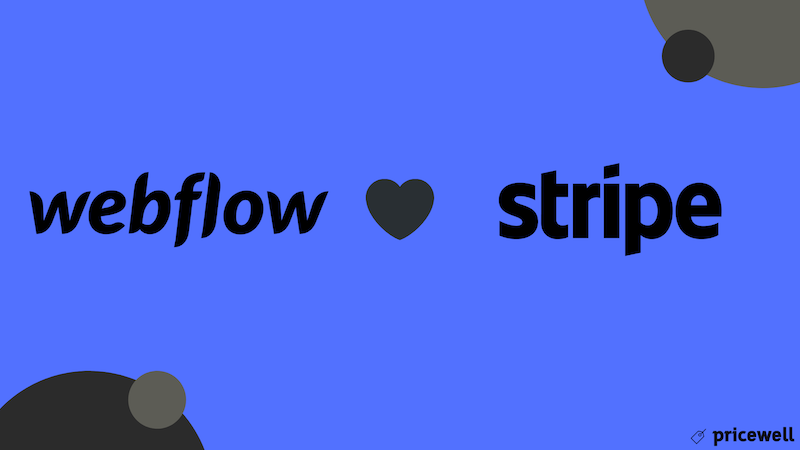 webflow and stripe logos in black and white